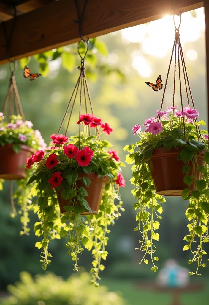 15 Creative Container Gardening Ideas for Small Spaces That Will Blow Your Mind! - 3. Hanging Gardens