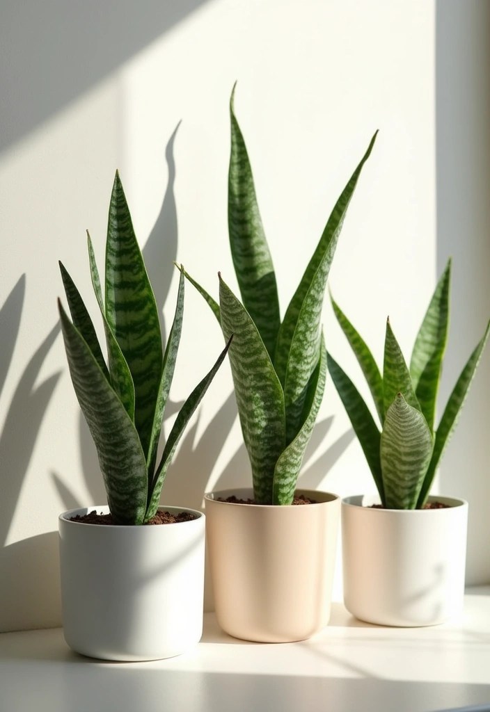 20 Indoor Plants That'll Purify Your Air and Light Up Your Space! (Tip #15 is a Game Changer!) - 3. Snake Plant (Sansevieria trifasciata)